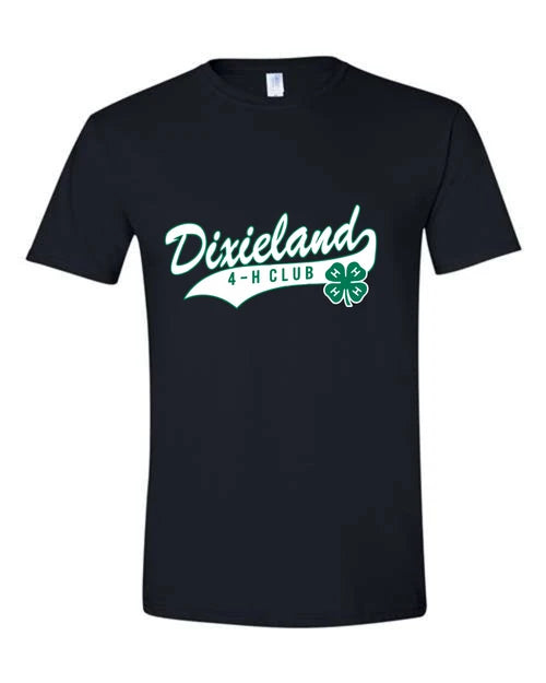 Dixieland 4-H Club Shirt - Black (Youth & Adult)