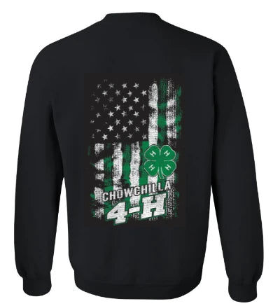 Chowchilla 4-H Black Crewneck Sweatshirt