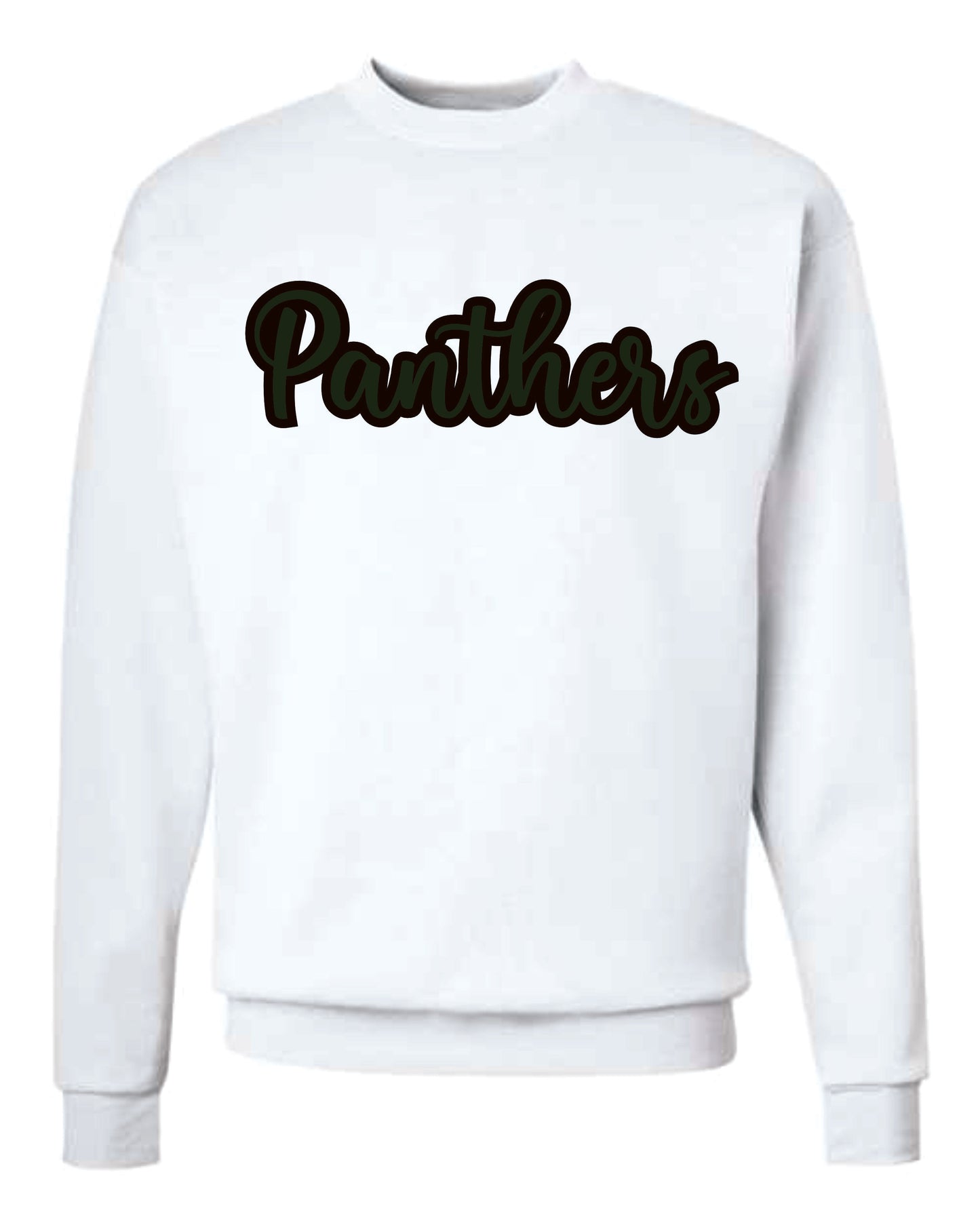 Panthers Glitter Crewneck Sweatshirt