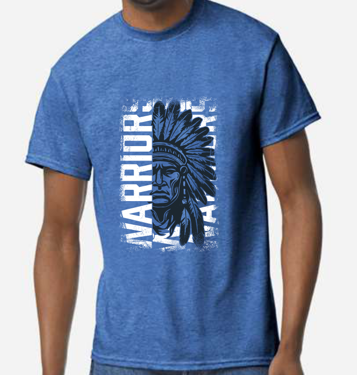 AD - Warrior Headdress design - Heather Deep Royal 8000