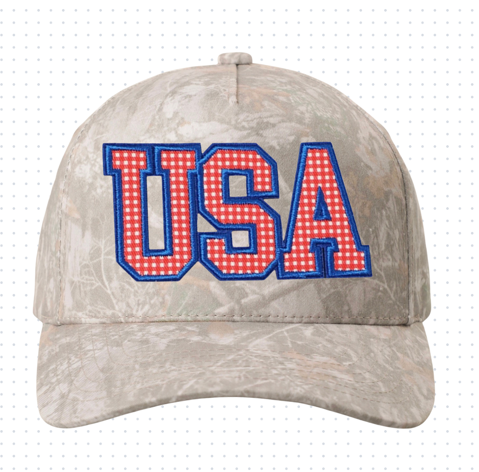 Gingham USA Hat