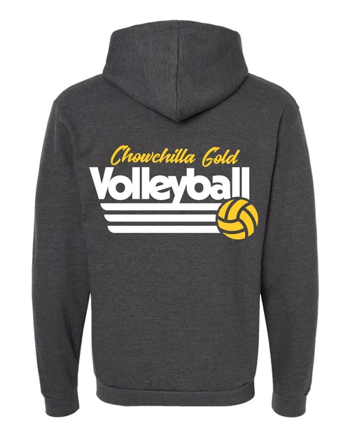 CGVB - Heather Charcoal Full-Zip Hooded Sweatshirt