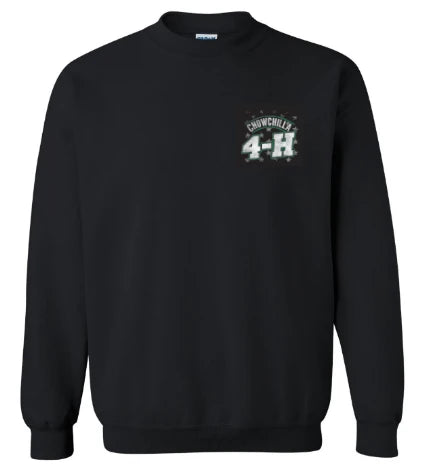 Chowchilla 4-H Black Crewneck Sweatshirt