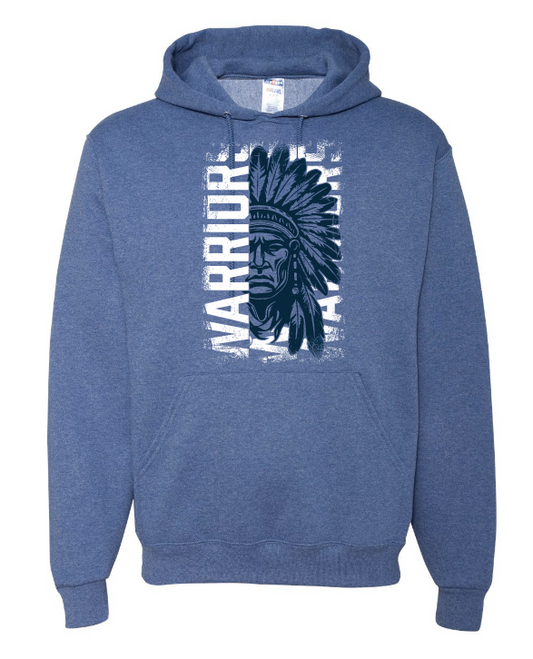 AD - Warrior Headdress design - Vintage Heather Blue 996
