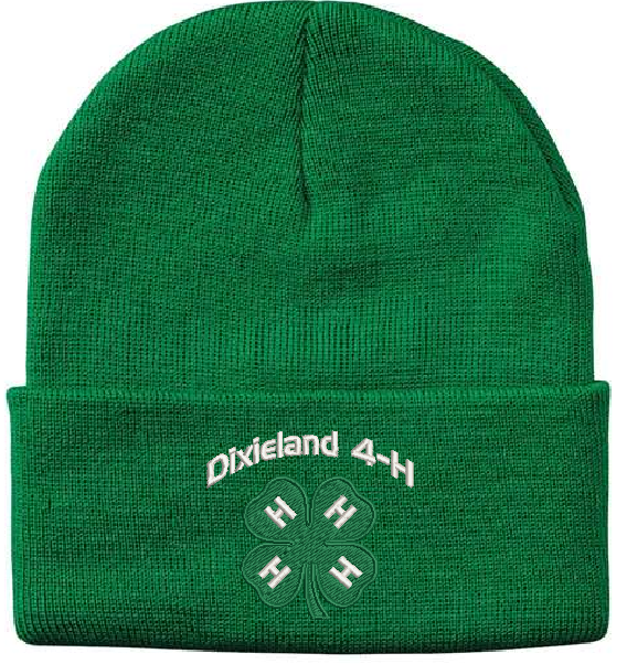 Dixieland 4-H Embroidered Beanie