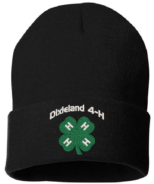 Dixieland 4-H Embroidered Beanie