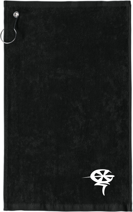 Black Golf Towel